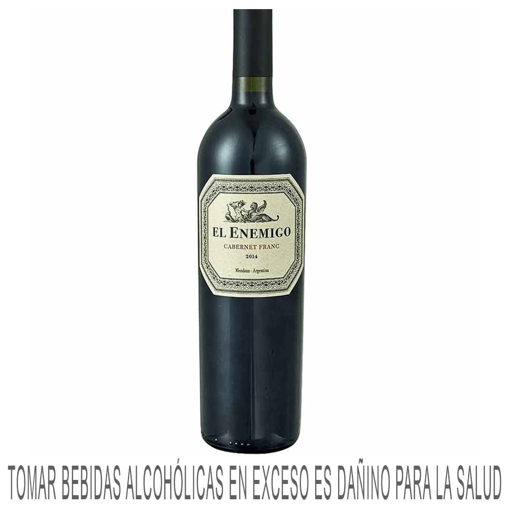 Vino Tinto EL ENEMIGO Cabernet Franc Botella 750ml