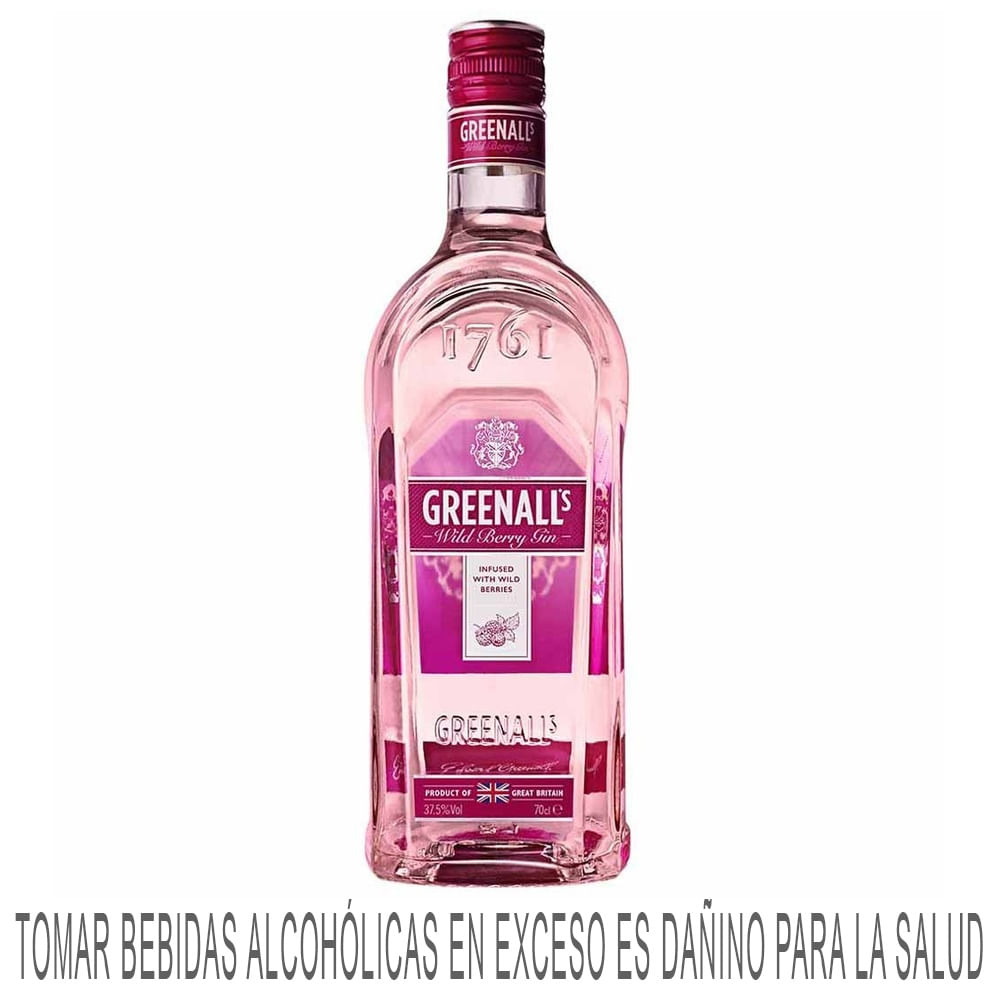Gin GREENALL'S Wild Berry Botella 700ml