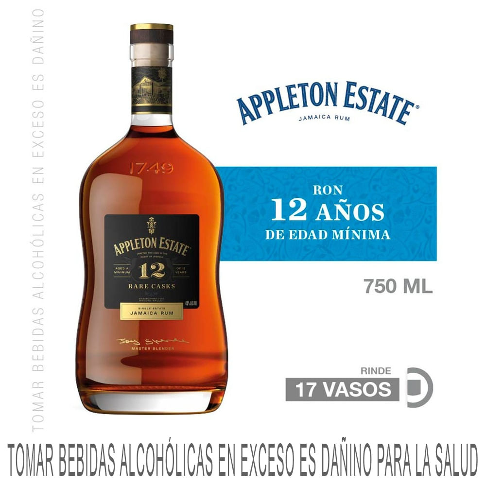 Ron APPLETON ESTATE 12 Años Botella 750ml
