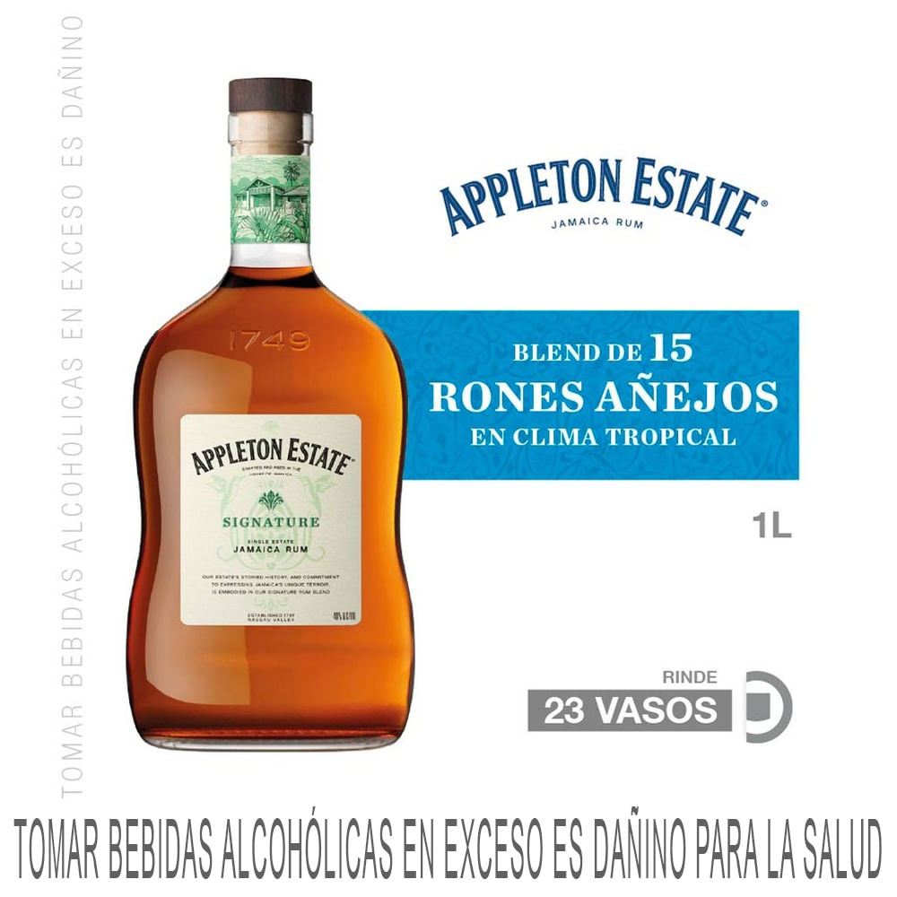 Ron APPLETON Estate Signature Blend Botella 1L