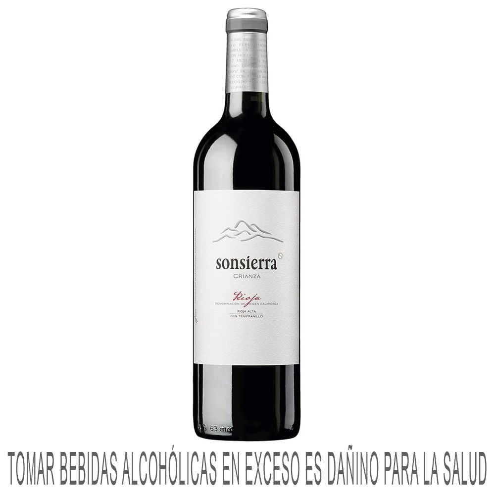 Vino Tinto SONSIERRA Crianza Botella 750ml