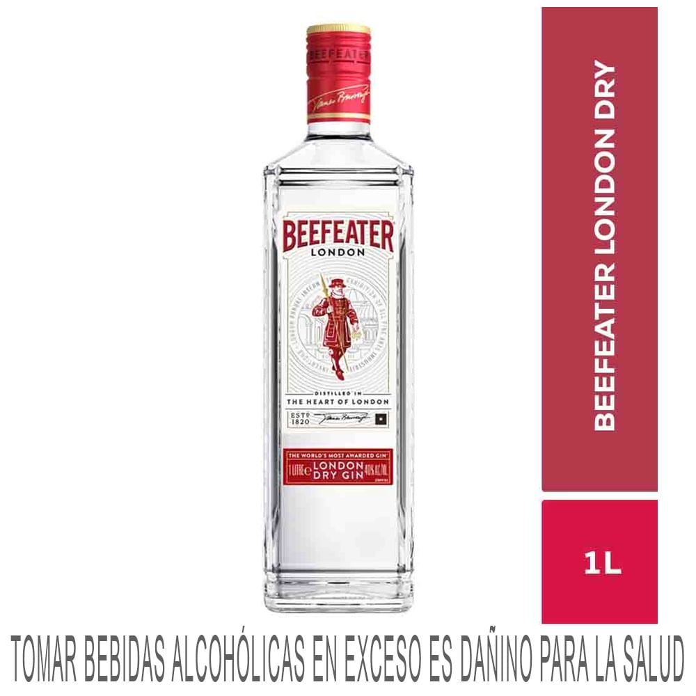Gin BEEFEATER London Dry Botella 1L