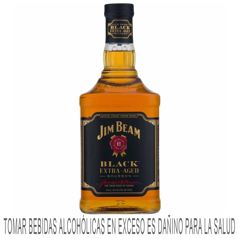 Whisky JIM BEAM Black Botella 750ml