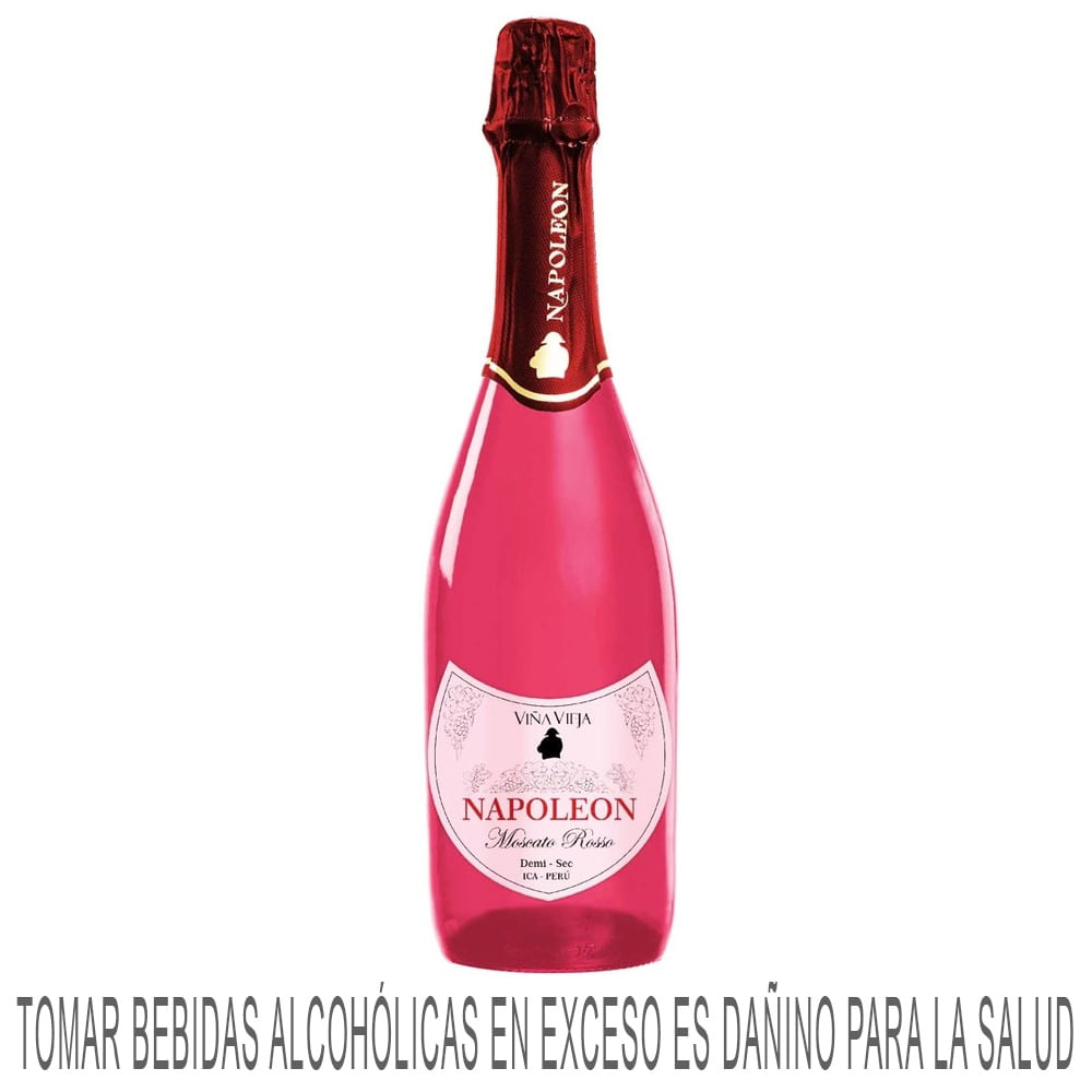 Espumante NAPOLEÓN Moscato Rosso Botella 750ml