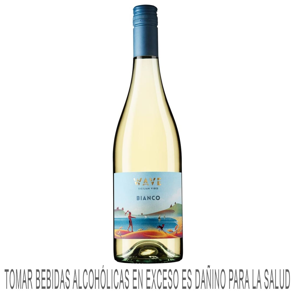 Vino Blanco WAVE Botella 750ml