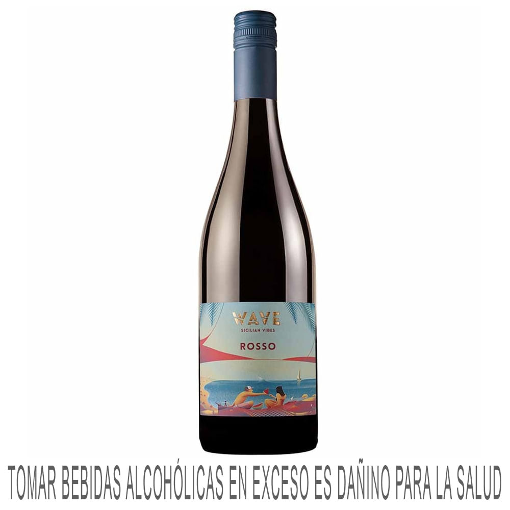 Vino Tinto Rosso WAVE Botella 750ml