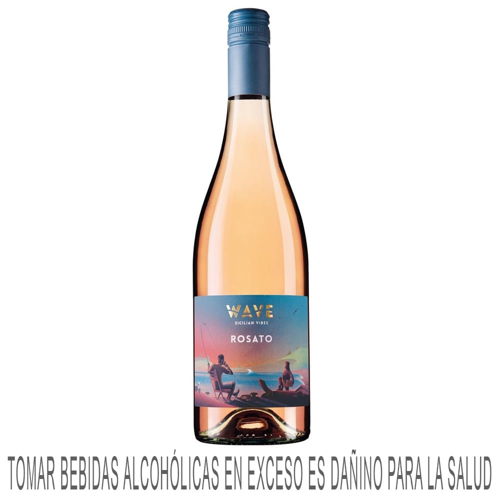 Vino Rosé WAVE Rosato Botella 750ml