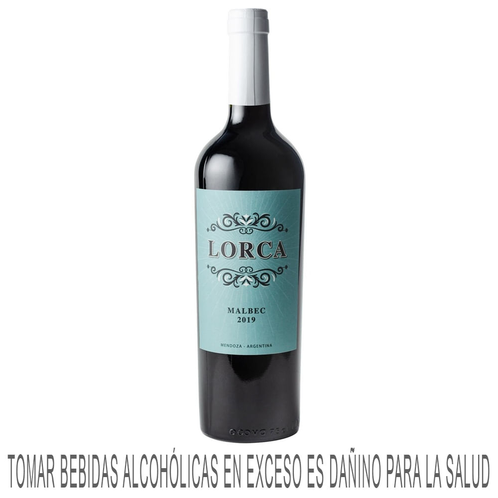 Vino Tinto MAURICIO LORCA Clásico Malbec Botella 750ml