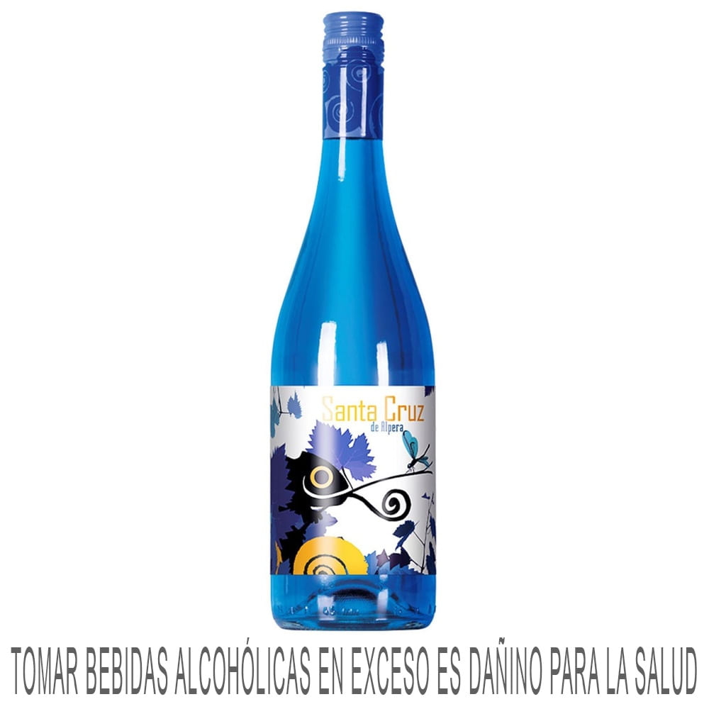 Vino Azul SANTA CRUZ de Alpera Frizzante Azul Botella 750ml