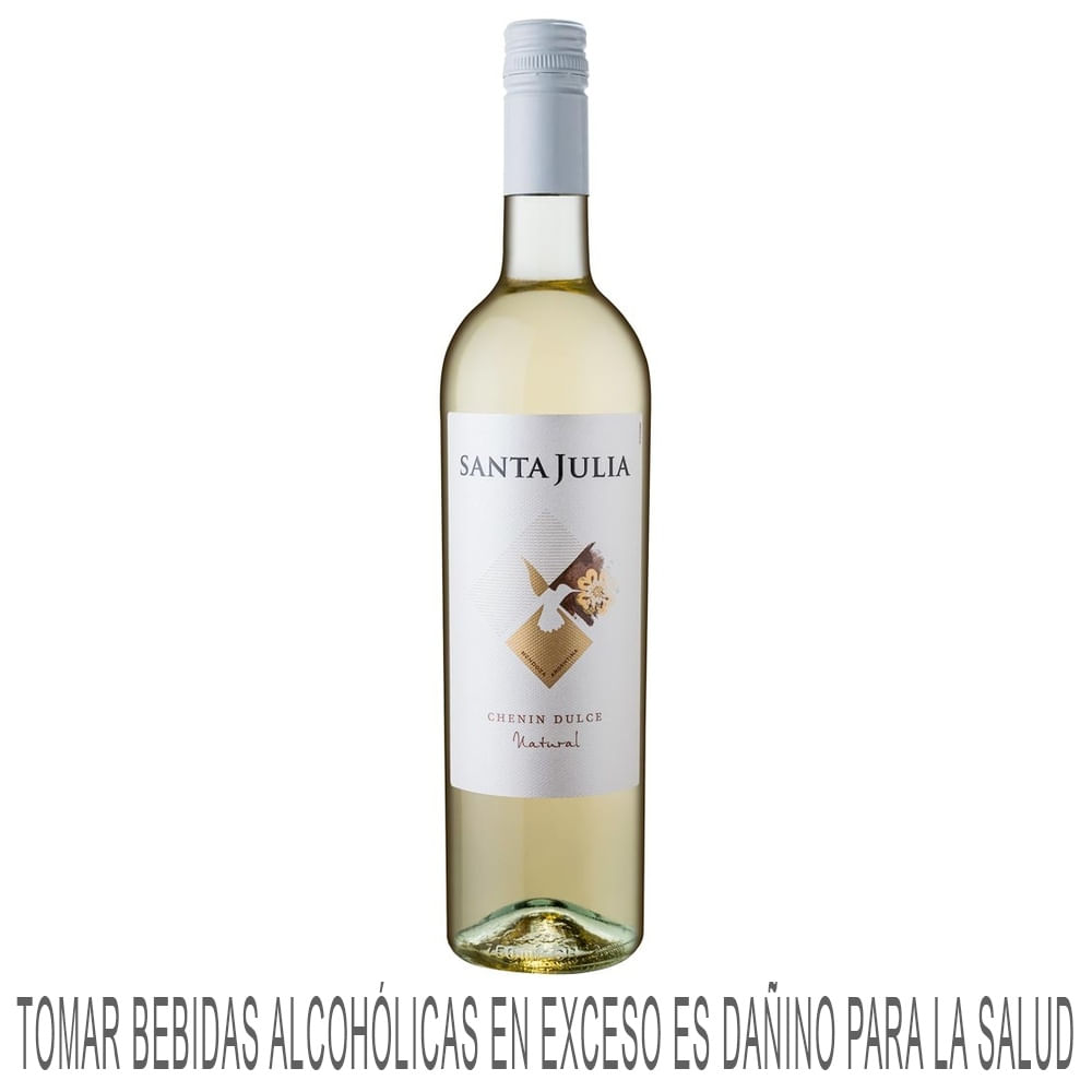 Vino Blanco SANTA JULIA Dulce Natural Chenin Blanc Botella 750ml