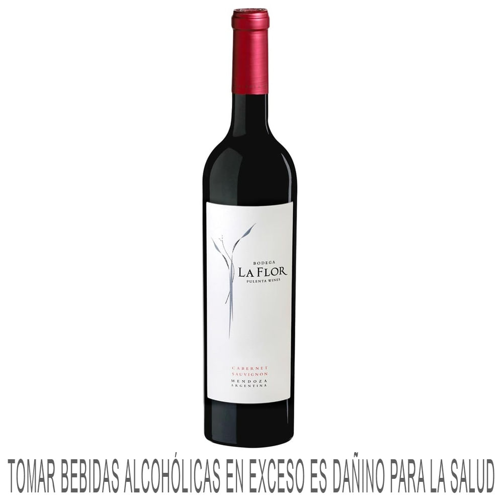 Vino Tinto PULENTA La Flor Cabernet Sauvignon Botella 750ml