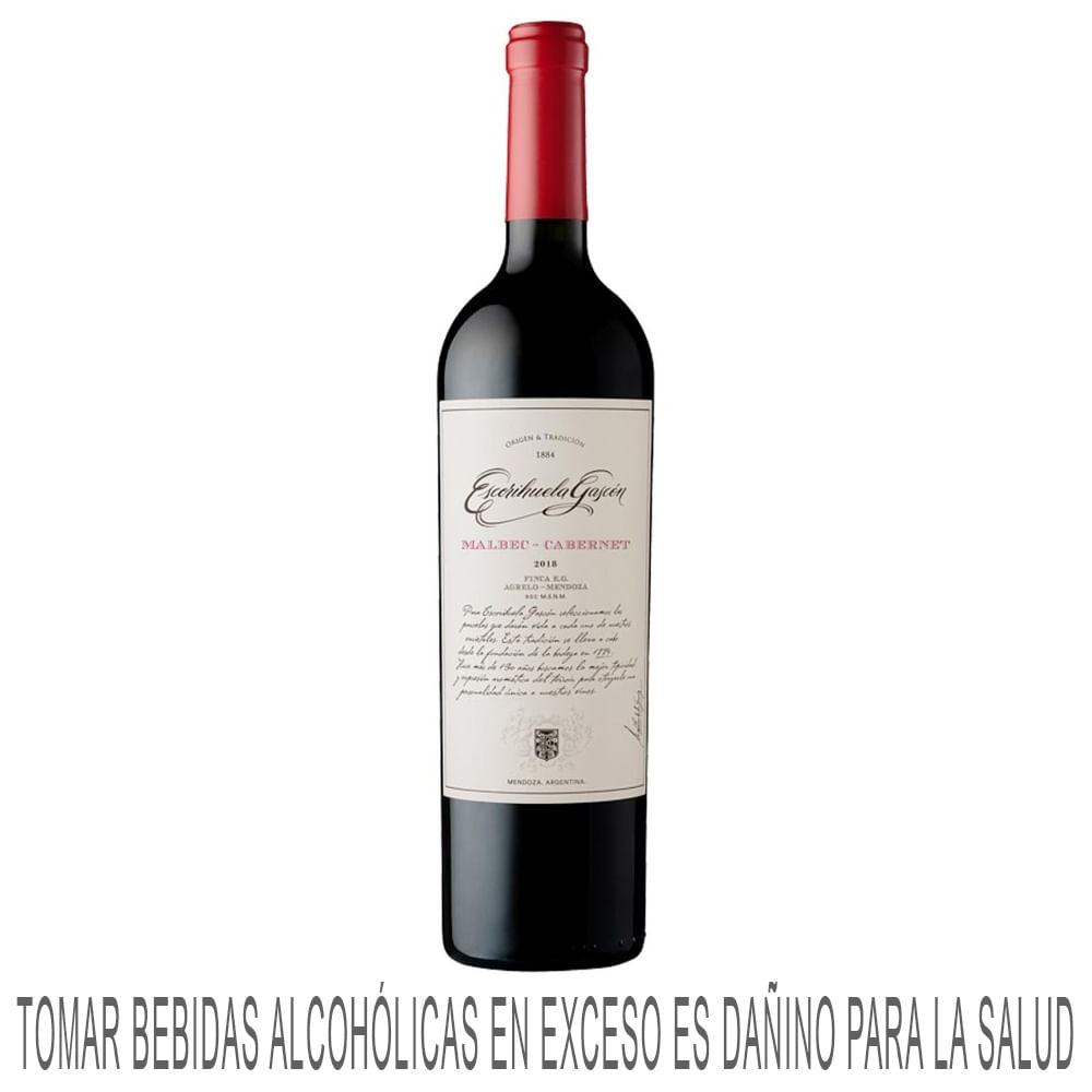 Vino Tinto ESCORIHUELA GASCÓN Malbec - Cabernet Sauvignon Botella 750ml