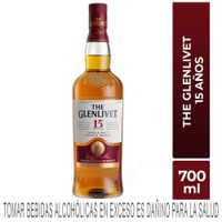 Whisky THE GLENLIVET 15 Años Botella 700ml
