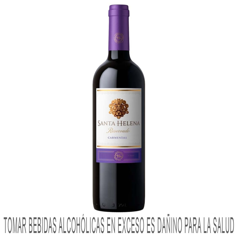 Vino Tinto SANTA HELENA Reservado Carmenére Botella 750ml