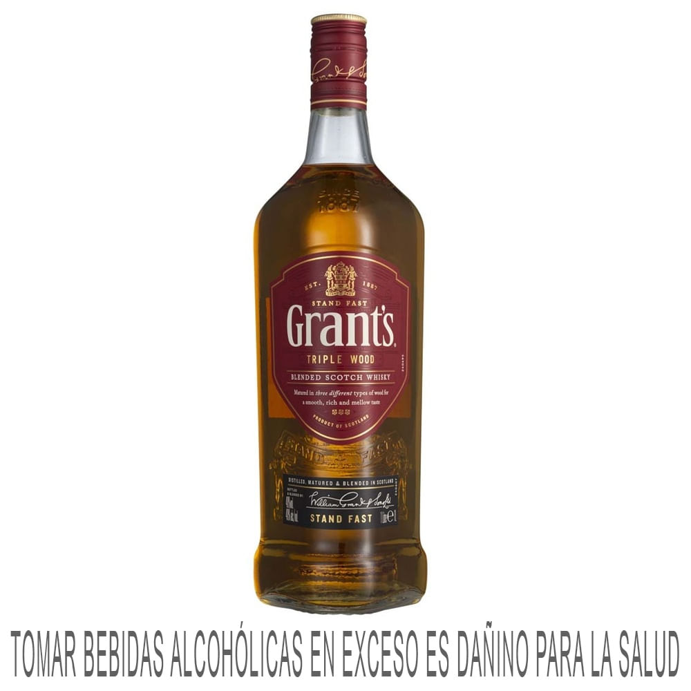 Whisky GRANTS Blend Botella 1L