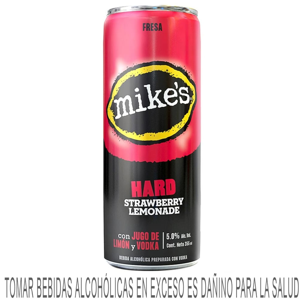 Ready To Drink (RTD) MIKE'S Hard Strawberry Lata 355ml