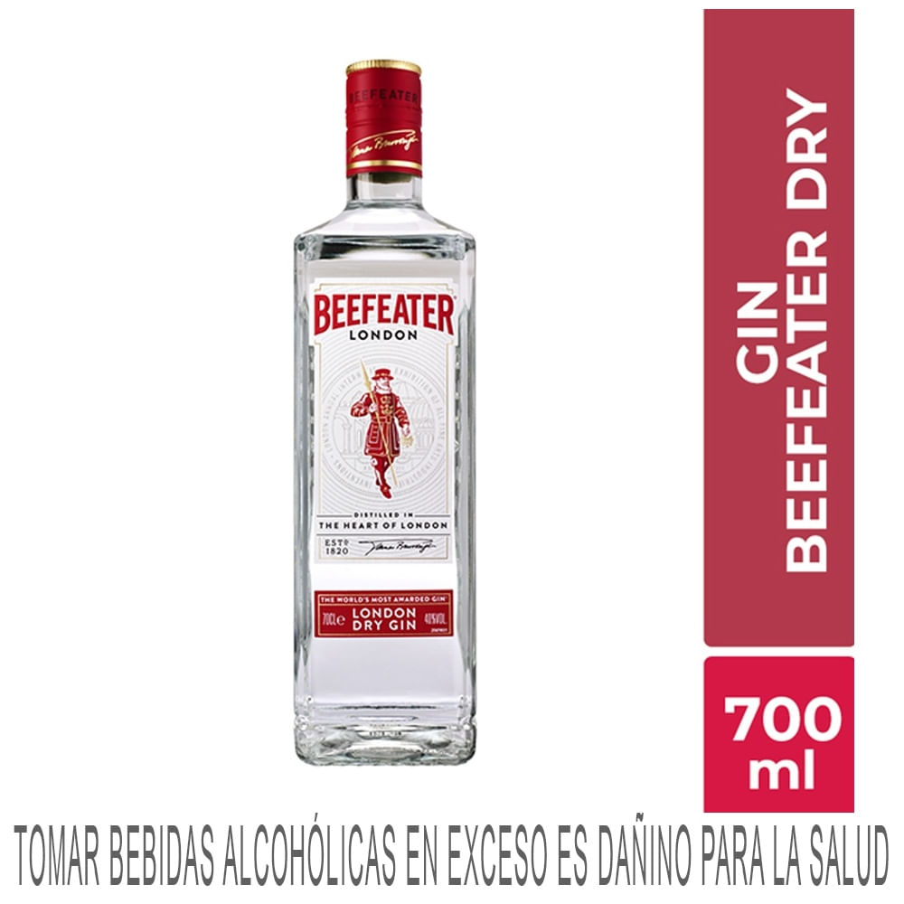 Gin BEEFEATER London Dry Botella 700ml