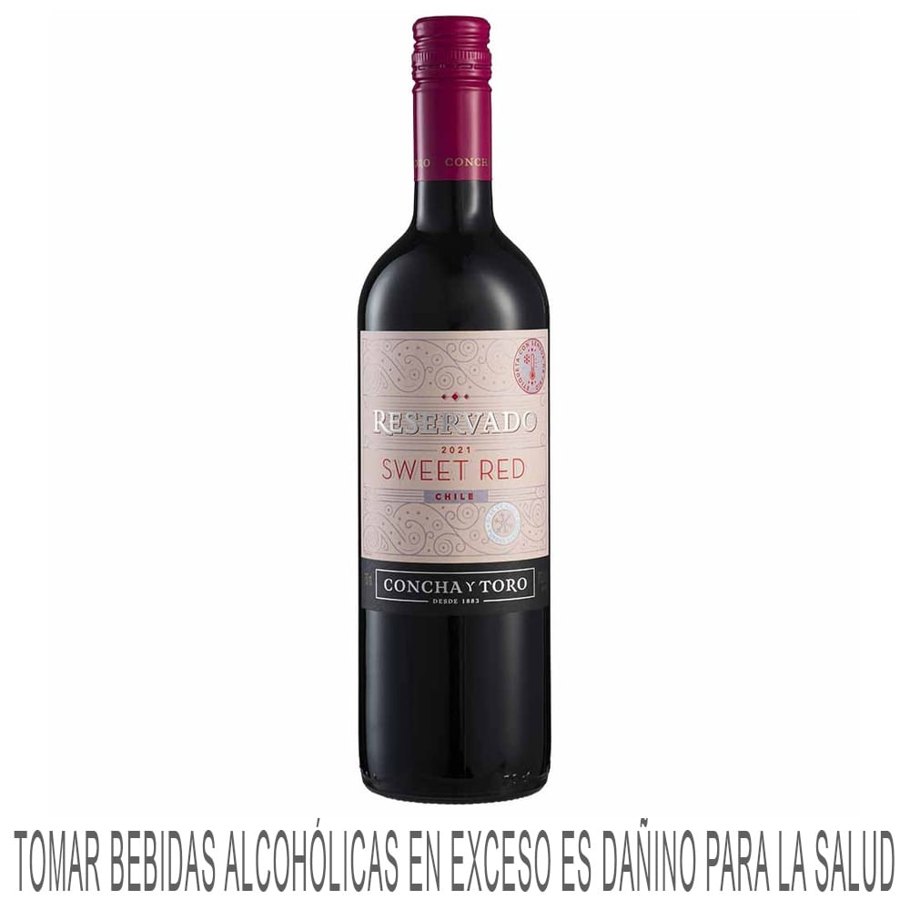 Vino Tinto CONCHA Y TORO Reservado Sweet Red Botella 750ml
