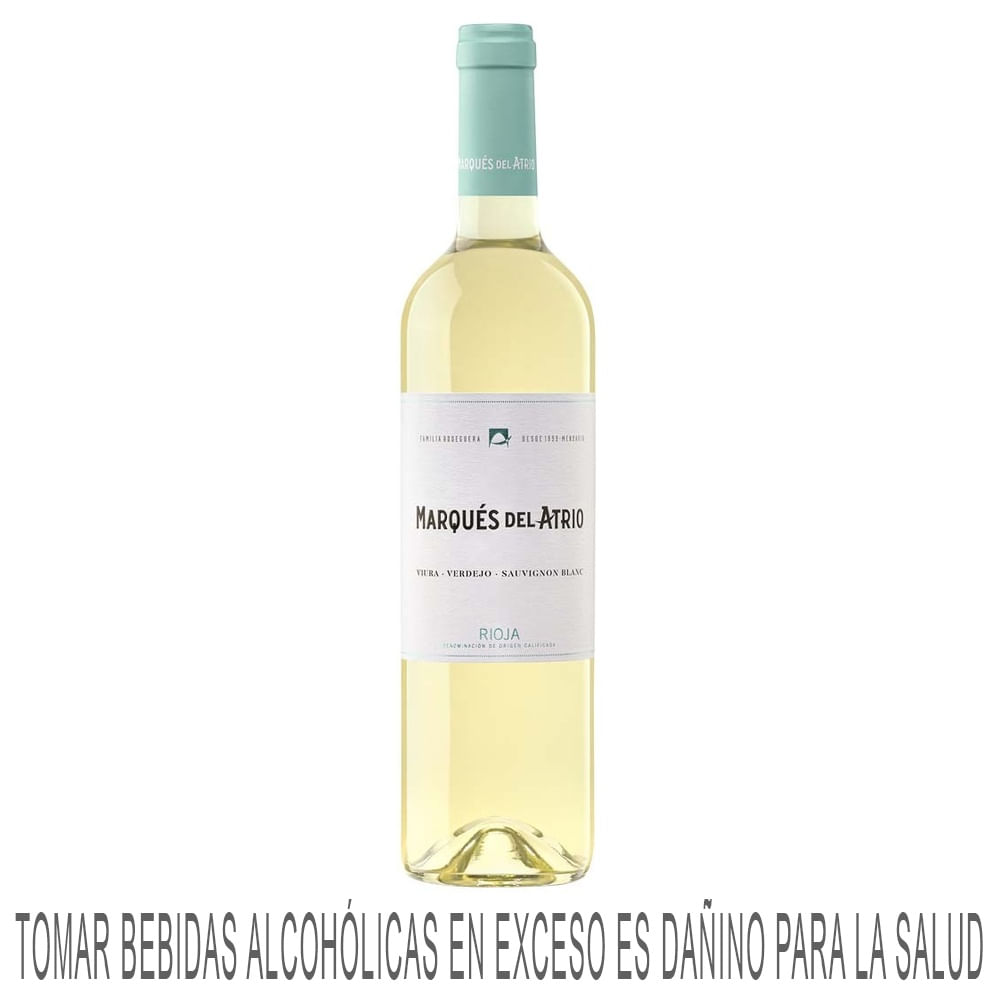 Vino Blanco MARQUÉS DEL ATRIO Rioja Botella 750ml