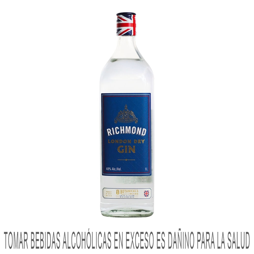 Gin RICHMOND London Dry Botella 750ml