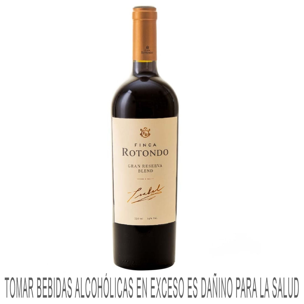 Vino Tinto FINCA ROTONDO Gran Reserva Blend Isabel Botella 750ml