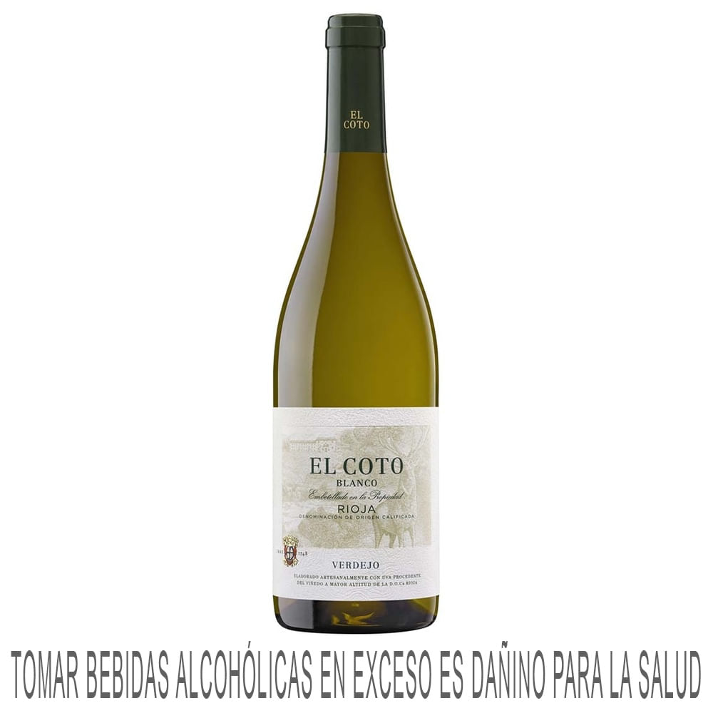 Vino Blanco EL COTO Rioja Verdejo Botella 750ml