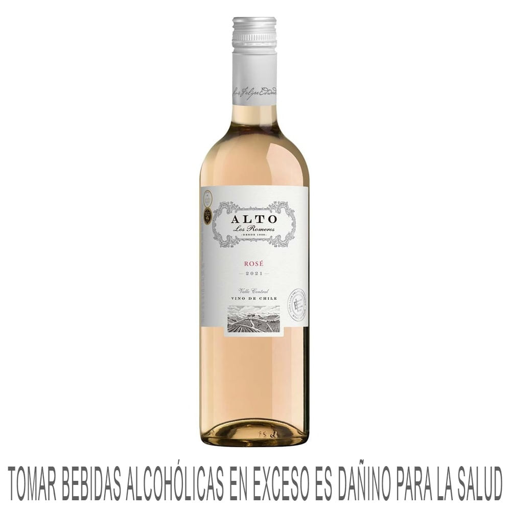 Vino Rosé ALTO LOS ROMEROS Botella 750ml