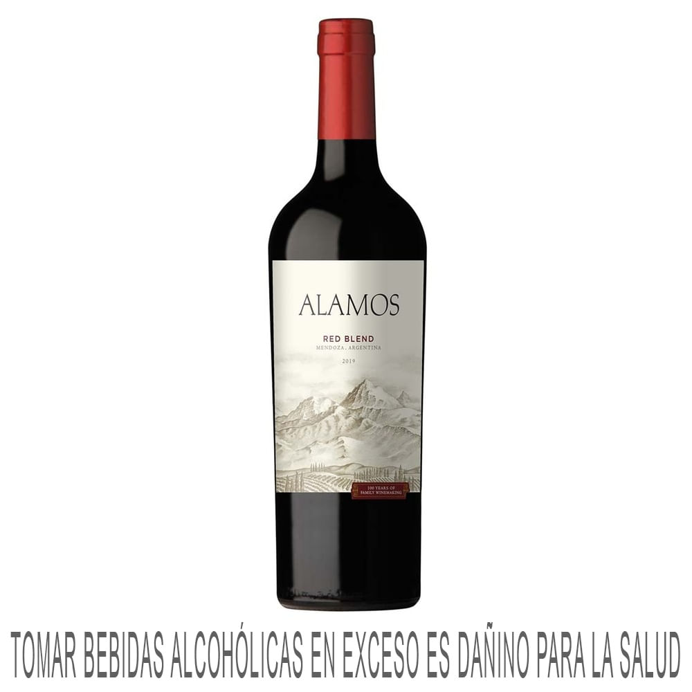 Vino Tinto ALAMOS Red Blend Botella 750ml
