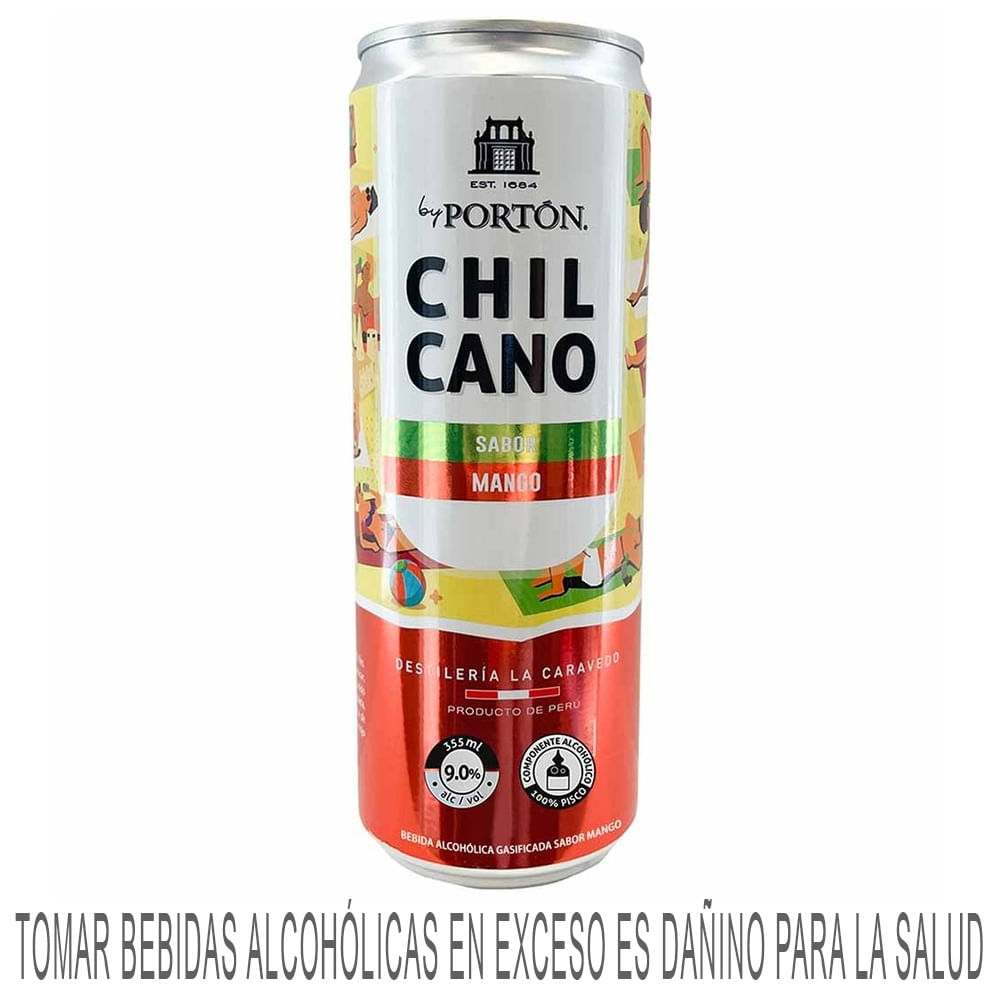 Ready To Drink (RTD) PORTON Chilcano de Mango lata 355 ml
