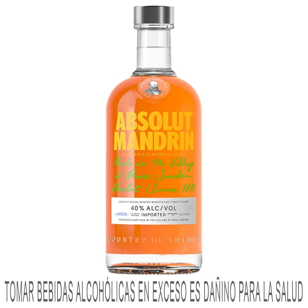 Vodka Mandarin ABSOLUT Botella 700 ml