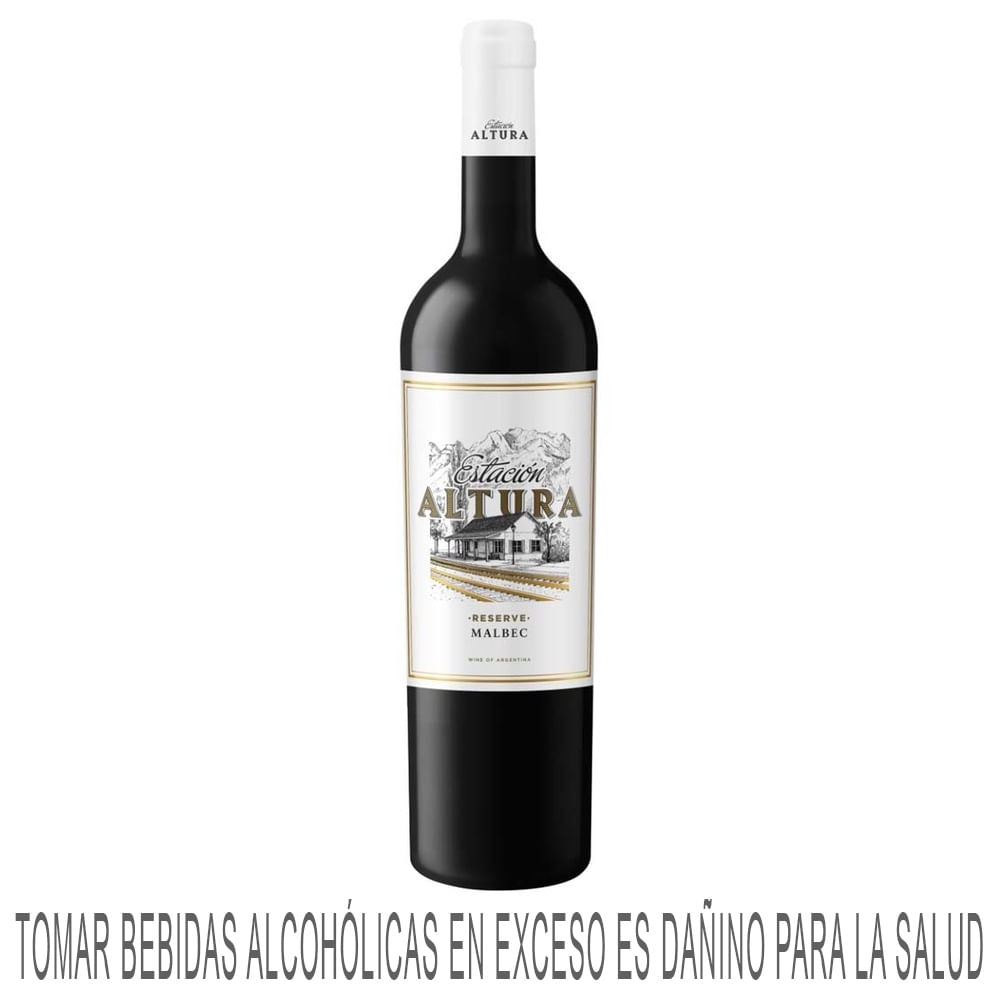 Vino Tinto ESTACIÓN ALTURA Reserva Malbec Botella 750ml