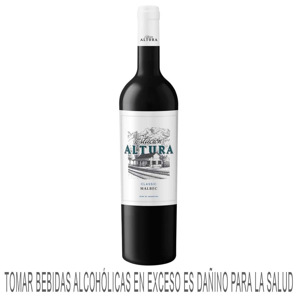 Vino Tinto ESTACIÓN ALTURA Classic Malbec Botella 750ml