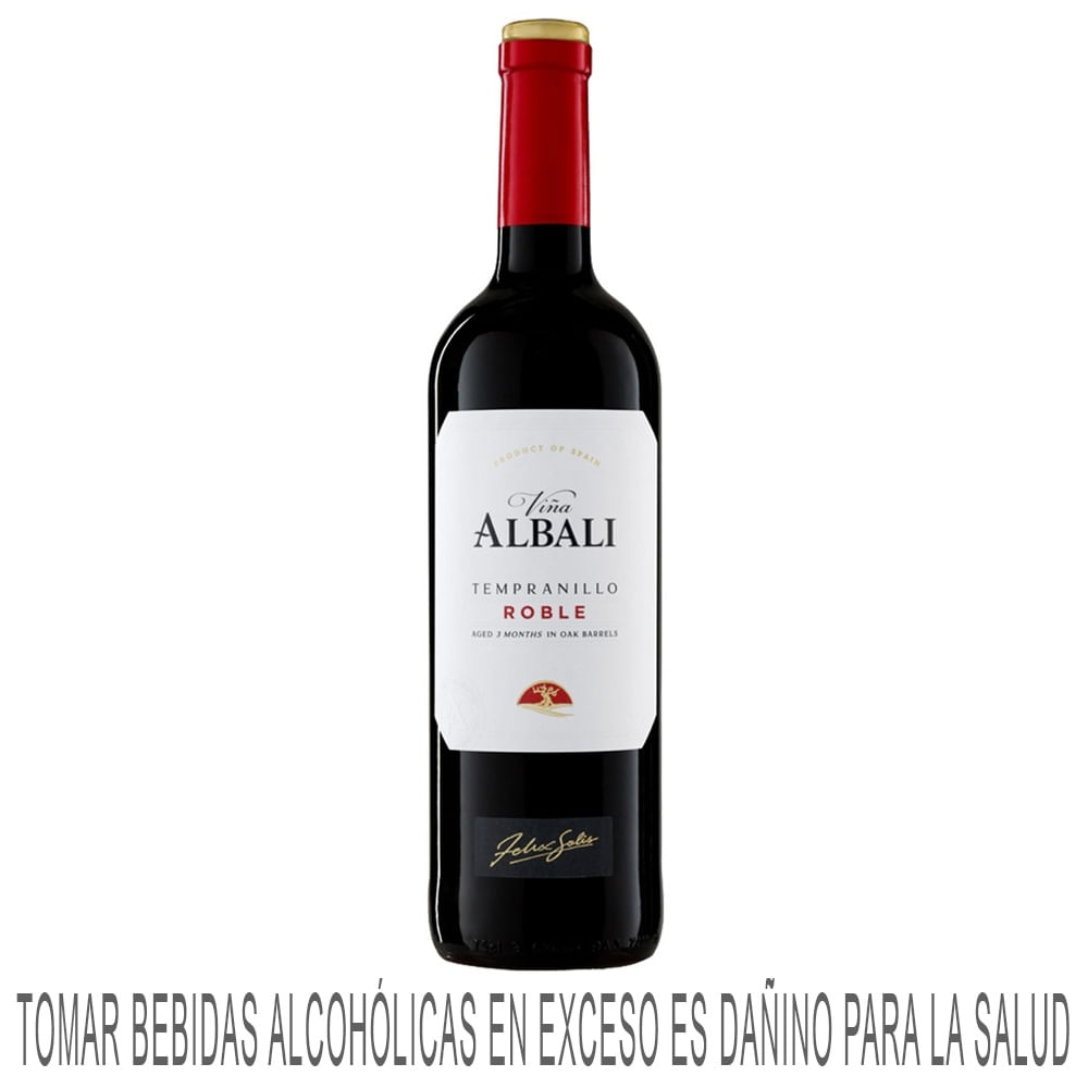 Vino Tinto VIÑA ALBALI Roble Tempranillo Botella 750ml