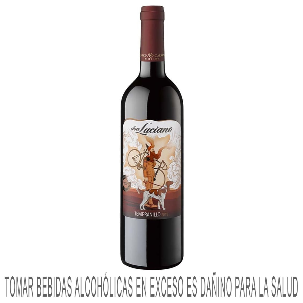 Vino Tinto DON LUCIANO Tempranillo Botella 750ml