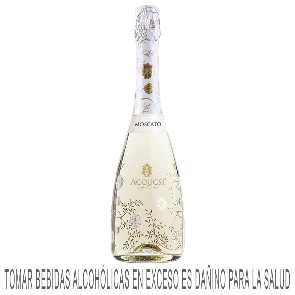 Espumante ACQUESI Moscato Botella 750ml