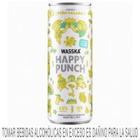 Ready To Drink (RTD) WASSKA HAPPY Piña Colada Punch Lata 355ml