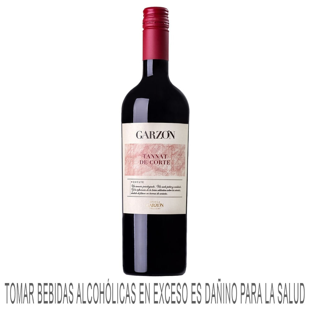 Vino Tinto GARZON Estate Tannat de Corte Botella 750ml