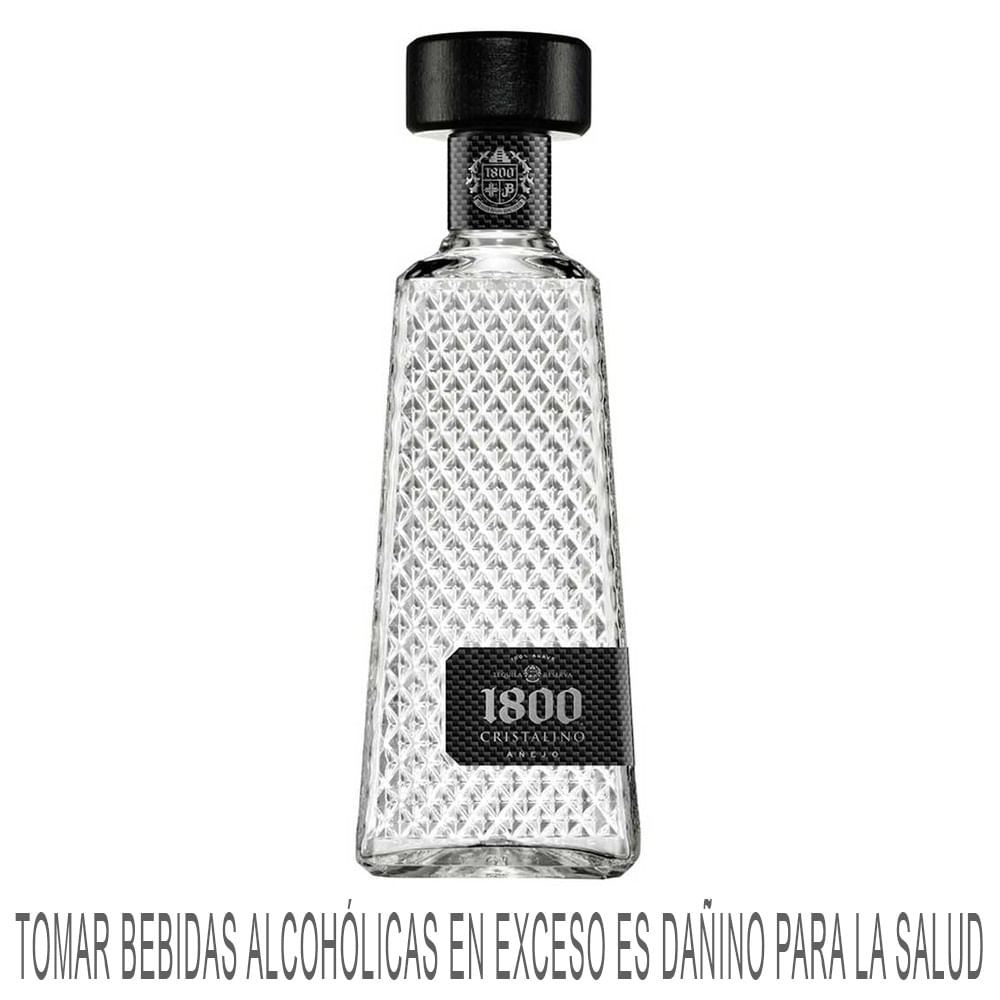Tequila 1800 Cristalino Botella 750ml
