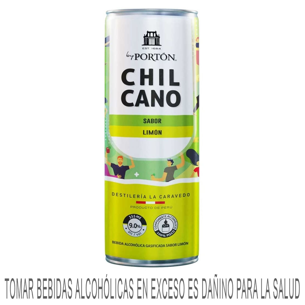 Ready To Drink (RTD) PORTON Chilcano de Limon lata 355 ml