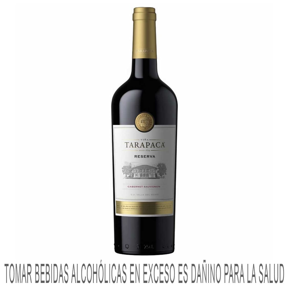 Vino Tinto TARAPACA Reserva Cabernet Sauvignon Botella 750ml