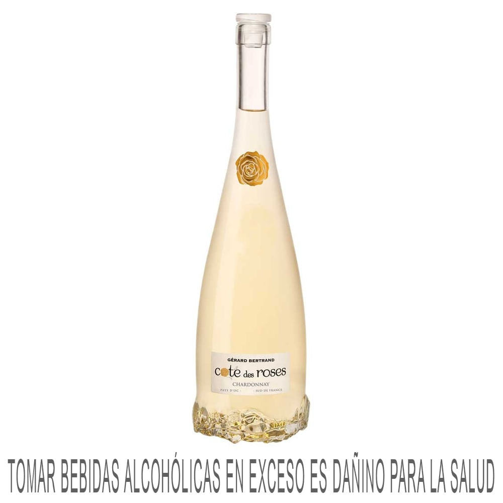 Vino Blanco COTE DES ROSES Chardonnay Botella 750ml
