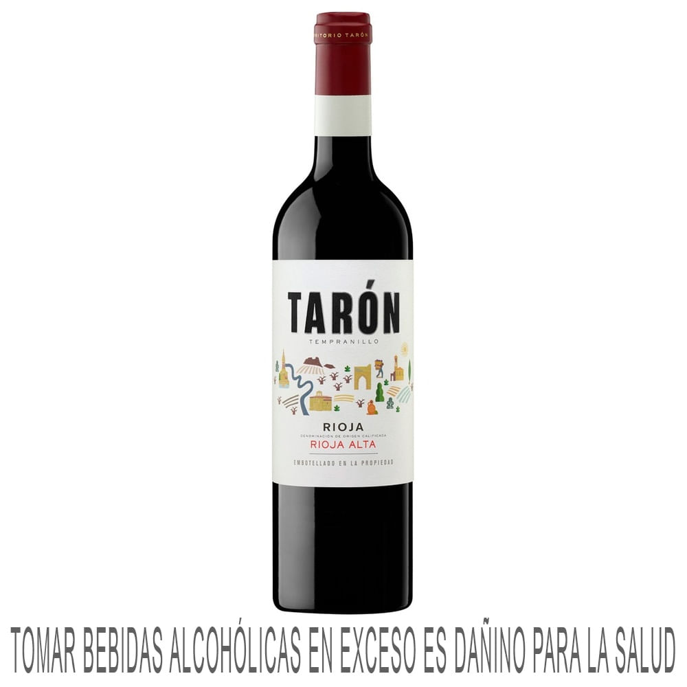 Vino Tinto TARÓN Tempranillo Botella 750ml