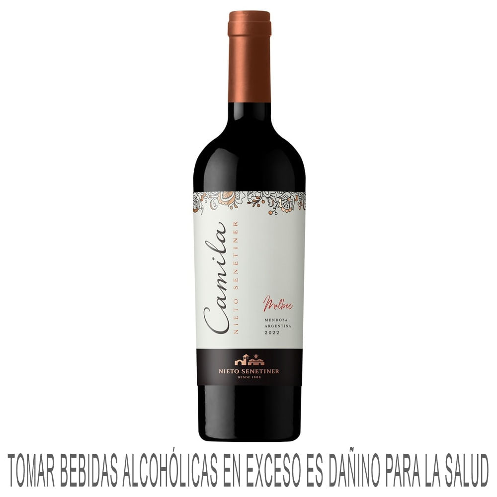 Vino Tinto NIETO SENETINER Camila Malbec Botella 750ml