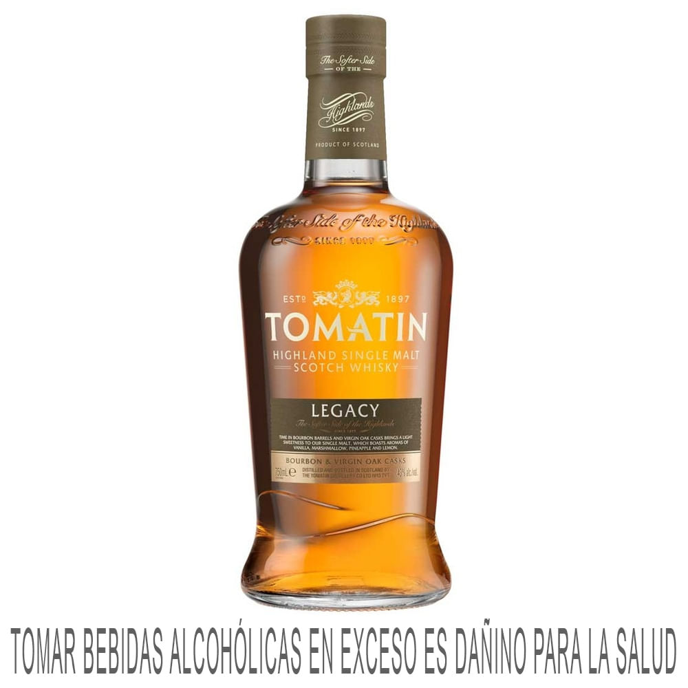 Whisky TOMATIN Legacy Botella 700ml