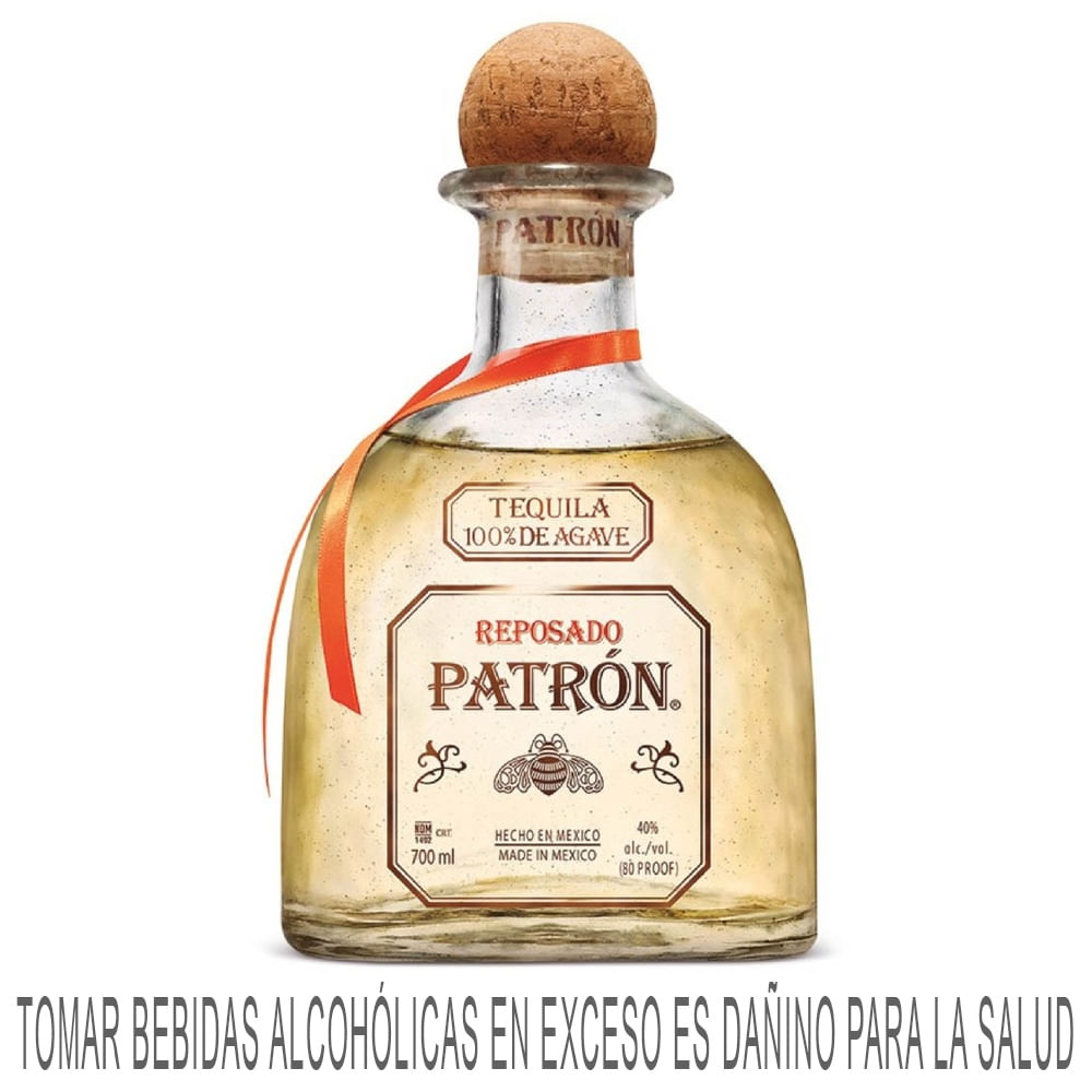 Tequila PATRÓN Reposado Botella 750ml