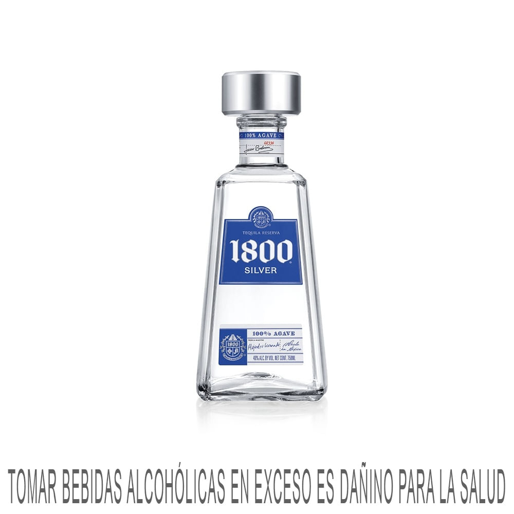 Tequila 1800 Silver Botella 750ml