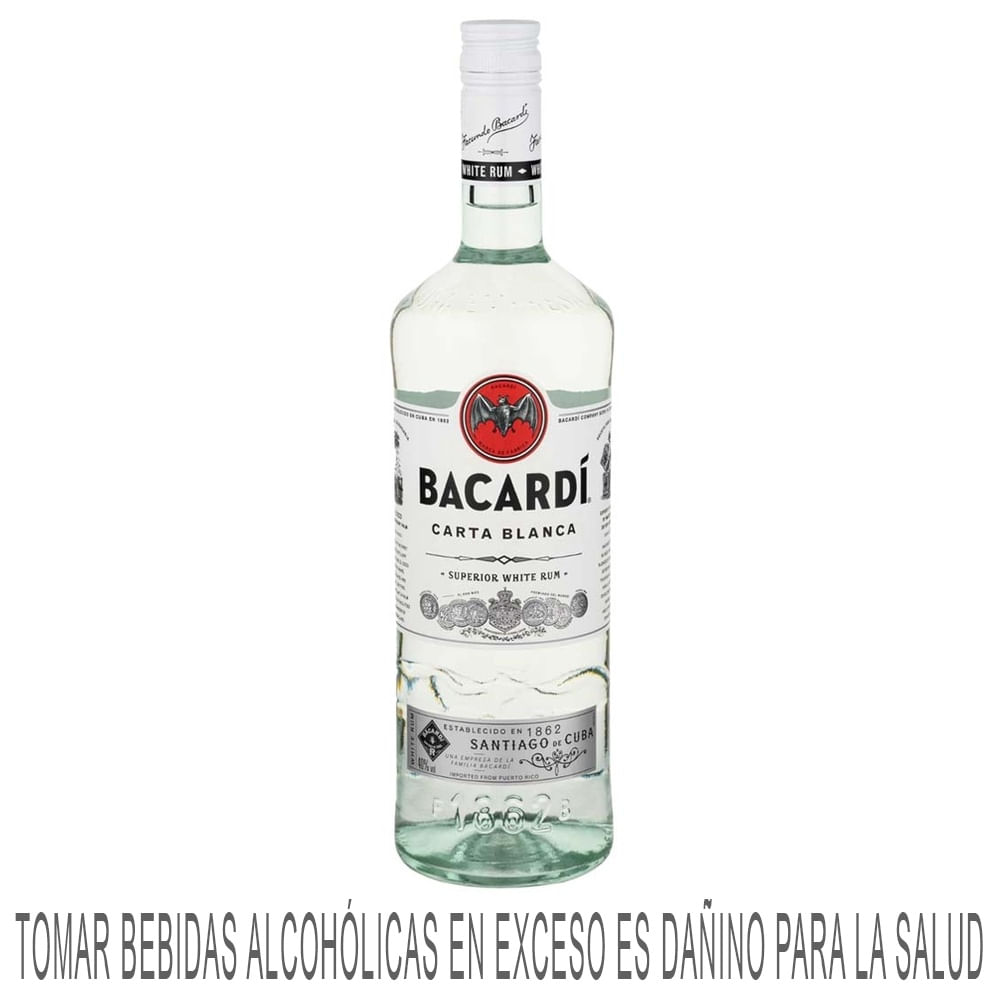 Ron BACARDÍ Carta Blanca Botella 980ml