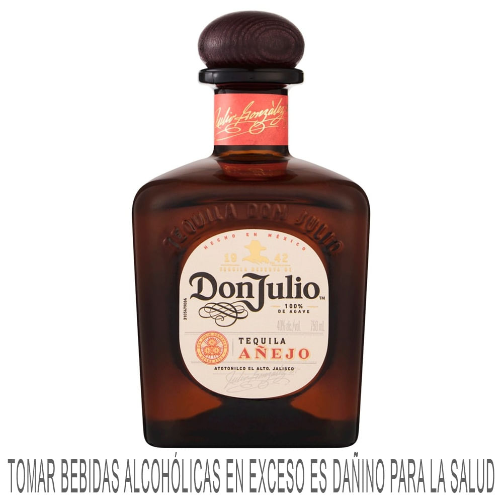 Tequila DON JULIO Añejo Botella 750ml
