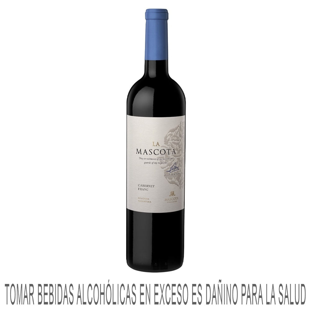 Vino Tinto LA MASCOTA Cabernet Franc Botella 750ml
