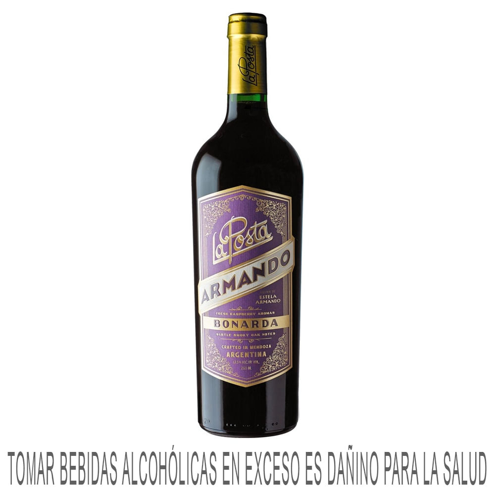 Vino Tinto LA POSTA Armando Bonarda Botella 750ml